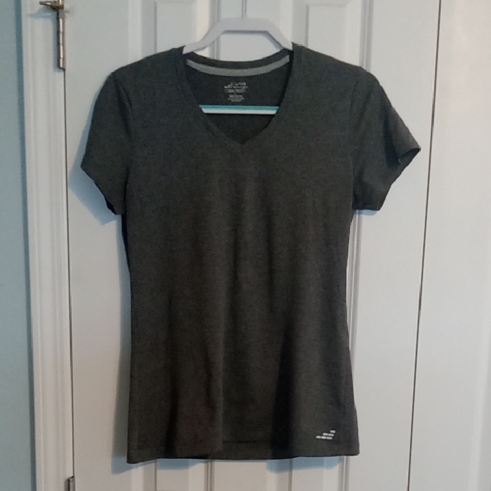 BCG Charcoal V-Neck Short Sleeve Tee